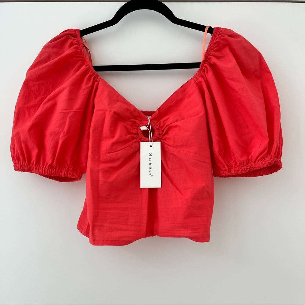 NWT Sim & Sam cropped top